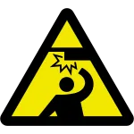 Caution Overhead SVG Icon